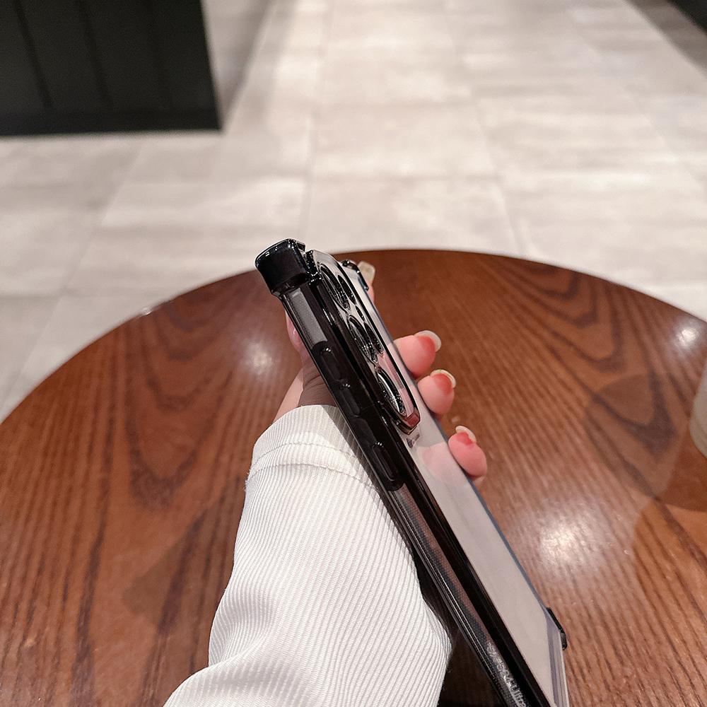 Гальванизированные четырехугольные прозрачные защитные чехлы для телефонов с защитой от падения для Xiaomi Poco Redmi Cover