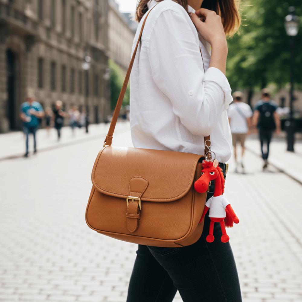 Креативный плюшевый брелок в виде темной лошади, куклы-маскоты, милая кукла-симуляция лошади, китайский стиль, мягкая фигурка пони зодиака