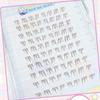 Brown Lower Segmented Eyelashes Woman DIY Bottom Eyelashes for Daily Party Traveling Makeup