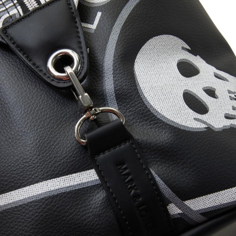 Марк   Лона U Gn Большая Графика Черепа Чемоданчик Boston Bag  ls1zU11U