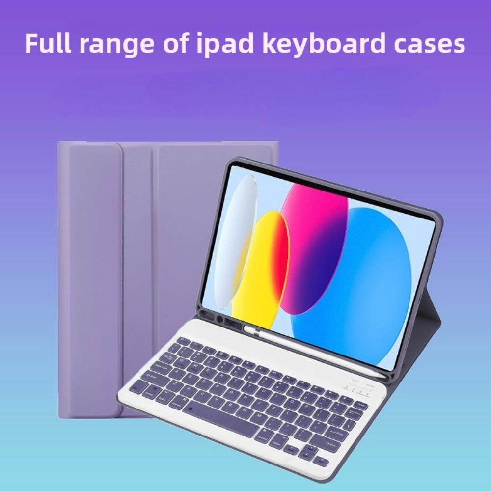 Wireless Bluetooth Keyboard Case for iPad 2024 Air 11 Inch Pro 11 Protective Slim Cover