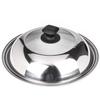 ZISIZ 42 см Крышка для вока из нержавеющей стали (2-Pack)