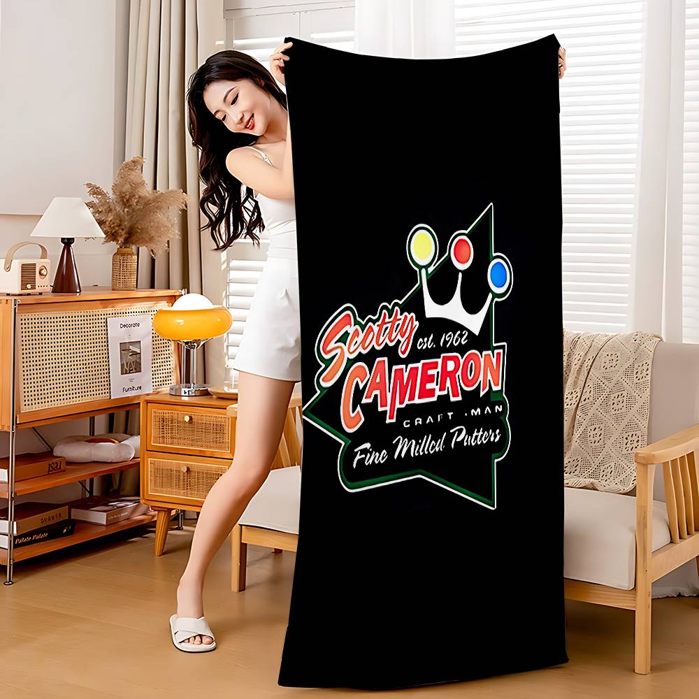 Golf S-Scotty C-Camerons Microfiber Blanket Quick Drying Beach Towels Oversized Printing Super Absorbent Pool Towel Blanket
