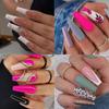 500Pcs Fake Nails Anti-breaking Long-lasting DIY Clear Long Full Cover Fake Finger for Nail Salon