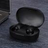 A6S  True Wireless  Earphones  Stereo  Earbuds Charging Case Mini  Headphones  Sport inEar  Black for Redmi(Black )