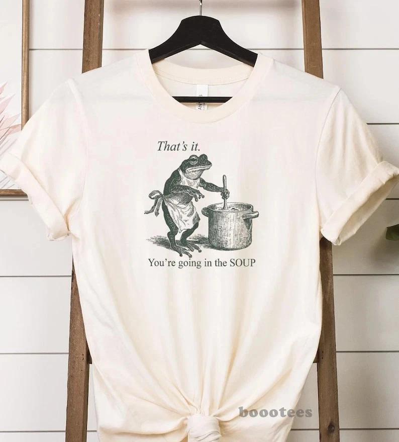 Funny Frog Shirt T- Shirt SweaT- Shirt Tee Tees Weird Weirdcore Meme