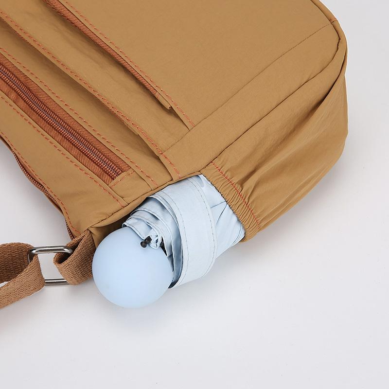 Вместительная легкая сумка кроссбоди из ткани Оксфорд, повседневная женская сумка через плечо, многослойная сумка для мамы, водонепроницаемая