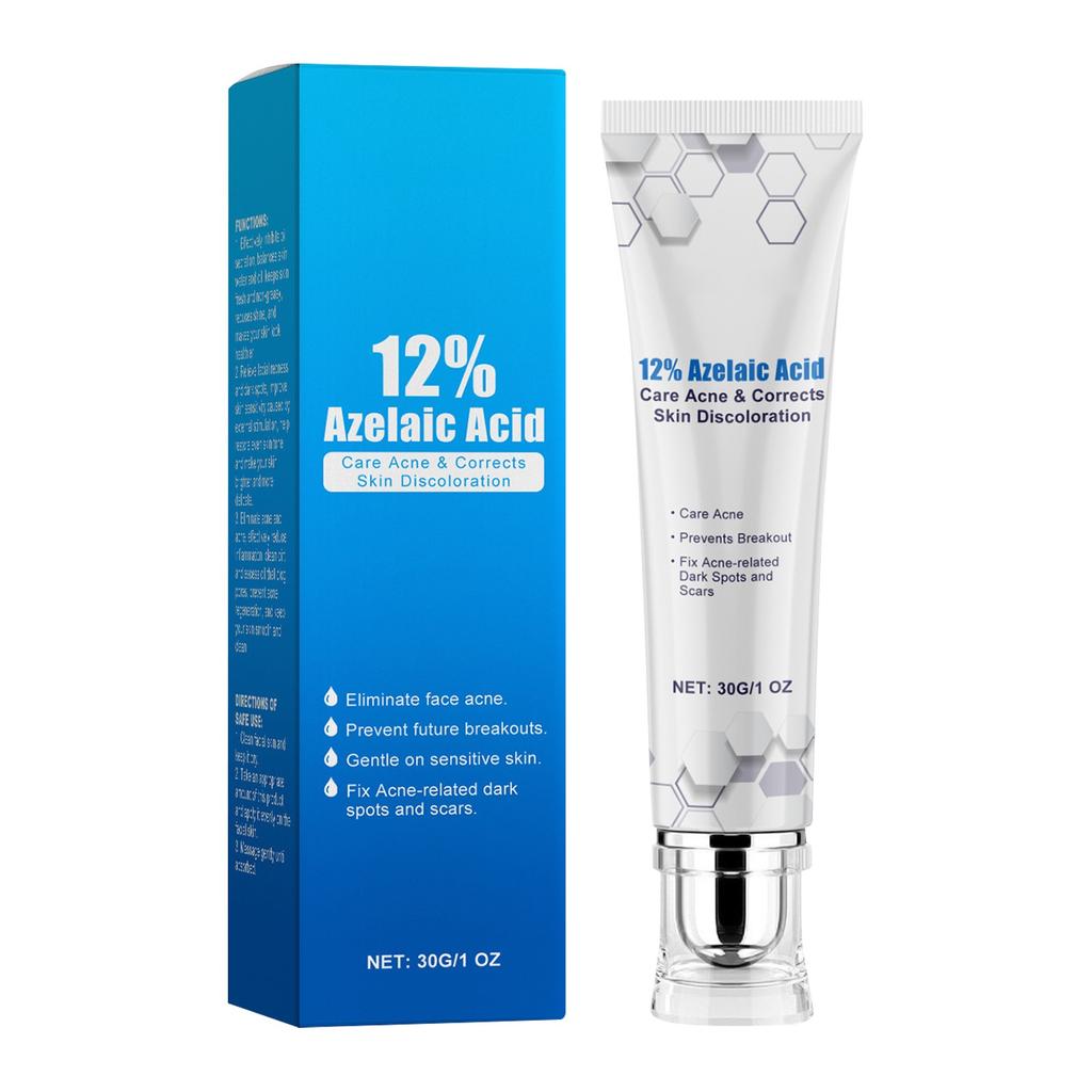 12% Азелаиновая сыворотка Азелаиновый крем помогает при покраснениях, отеках и прыщах на чувствительной коже, 30 г(1шт