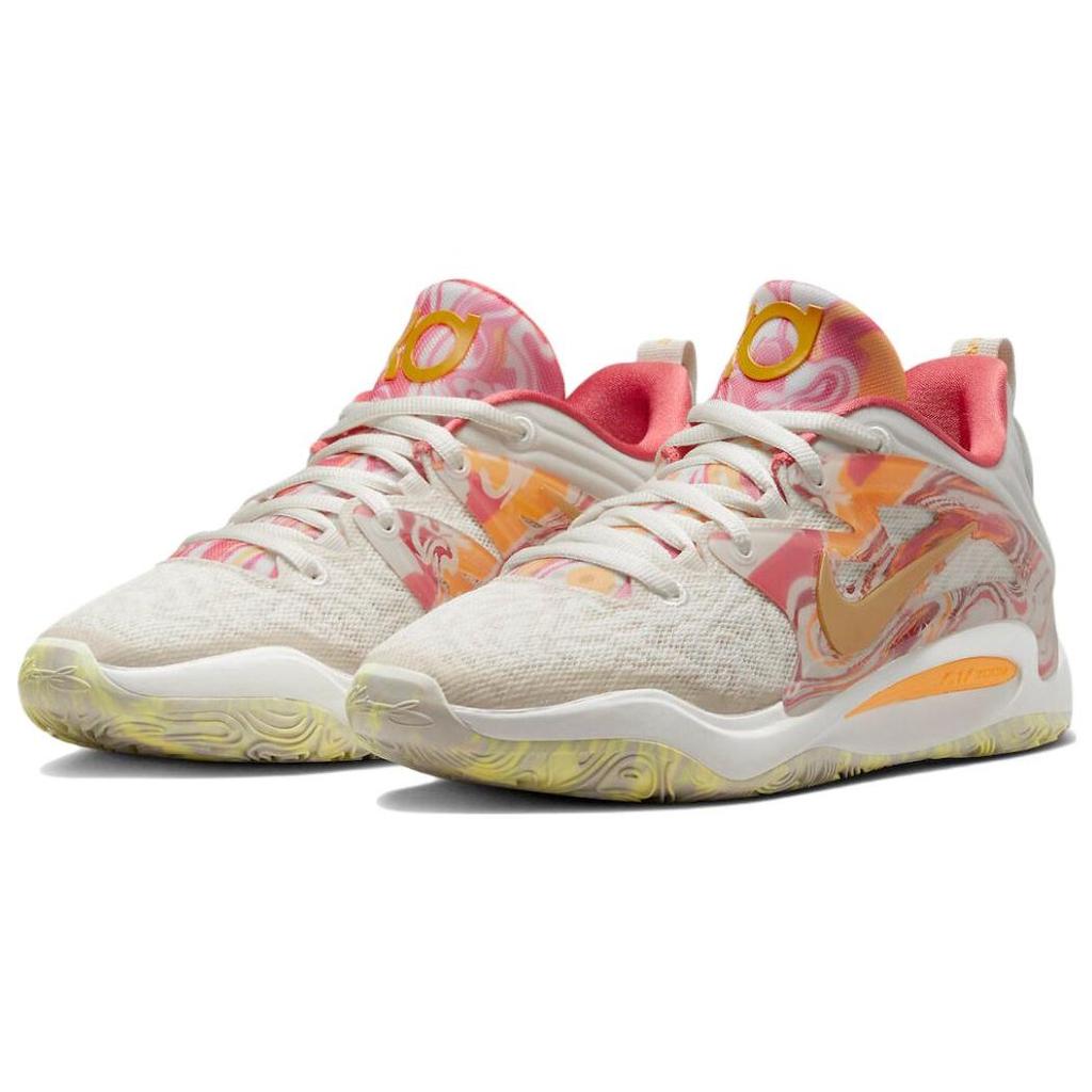 Nike Мужские кроссовки KD 15 All-Star коричневые светло-оревово-коричневые металлик-золотые DV1199-100