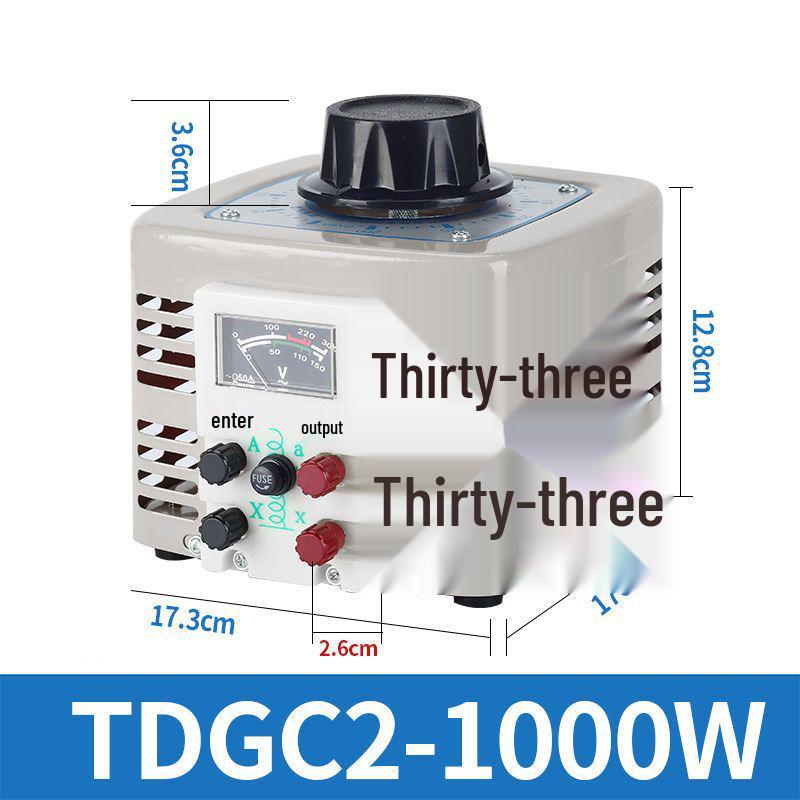 220V Single-Phase TDGC2-500W Autotransformer 5kW Foam Cutter Regulator 0-250V