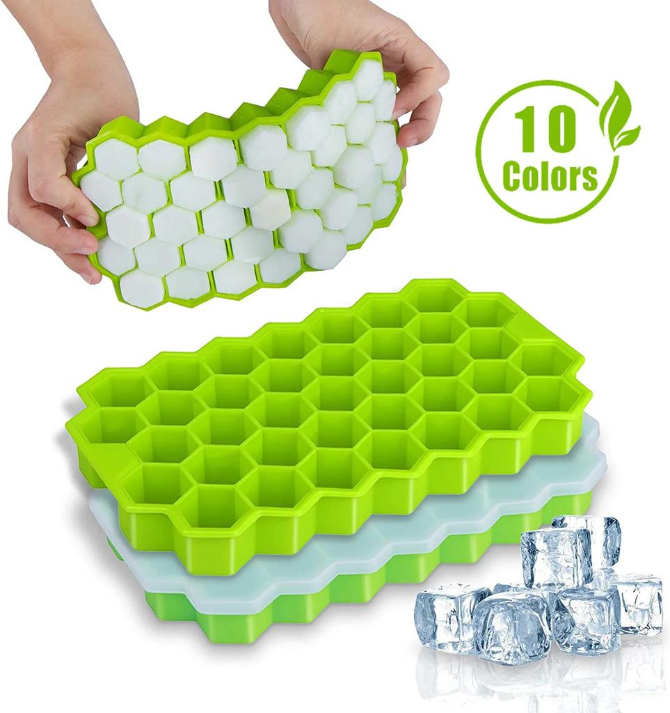 Ice Cube Maker Silicones Ice Mould Honeycomb Ice Cube Tray Magnum Silicone Mold Forms Food Grade Mold for Whiskey Cocktail