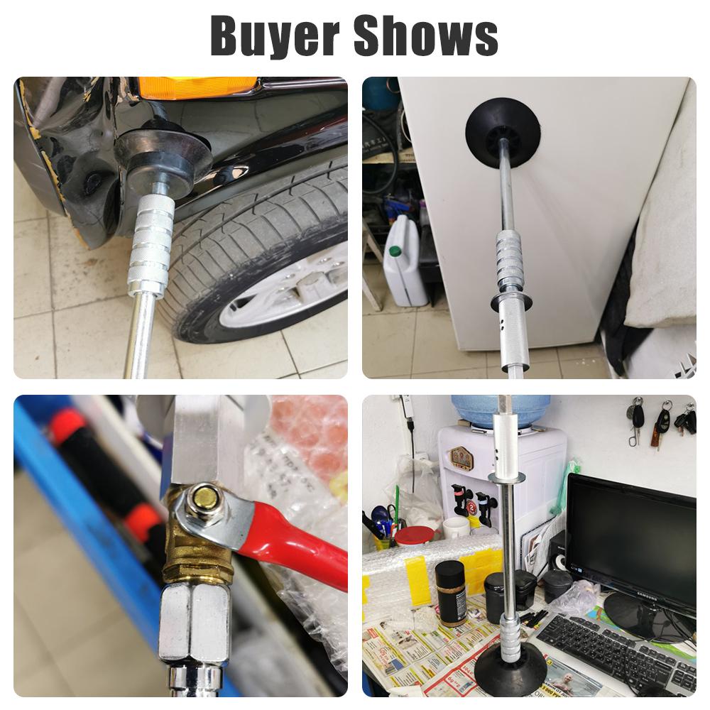 Air Pneumatic Dent Puller Car Dent Repair Slide Hammer Tool Kit High Efficiency Tools Car Auto Body Repair Suction Cup Damage Fix Tool