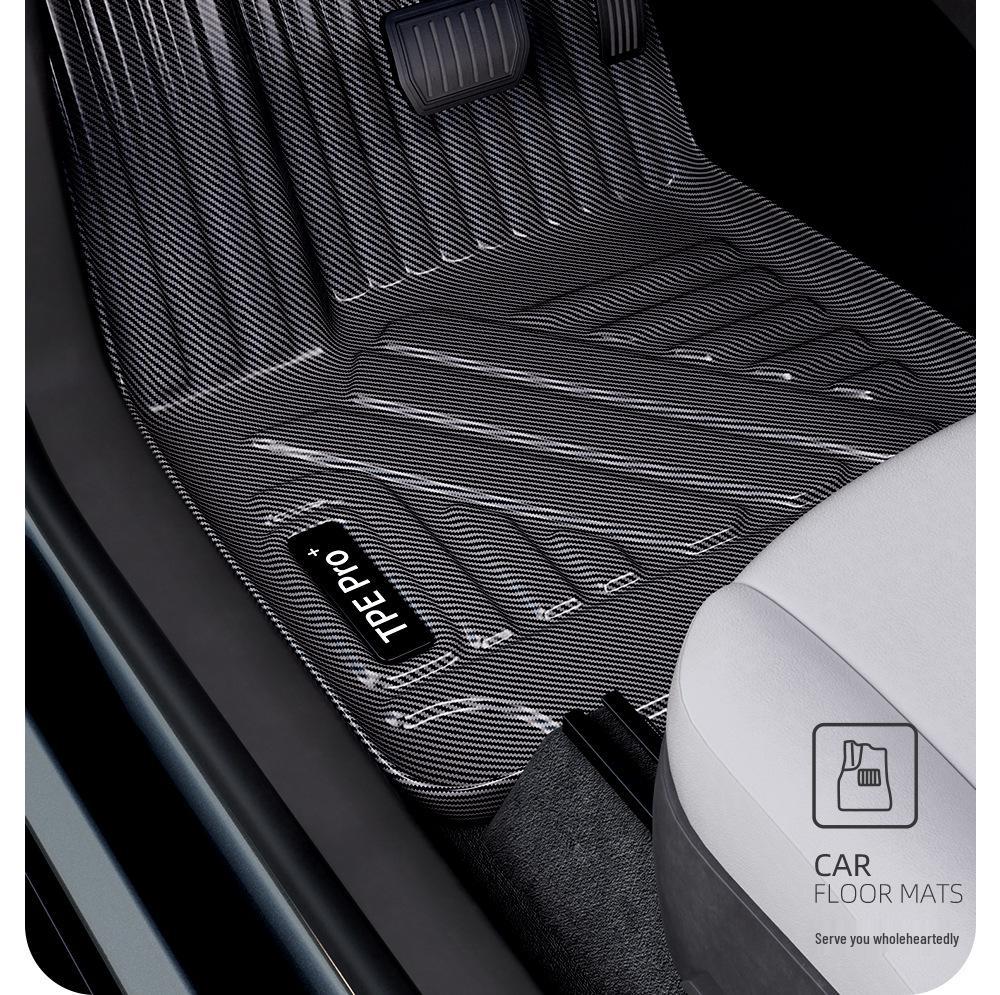 Honda ZR-V Carbon Fiber Style TPE Floor Mats - Car Protection & Decorative Carpet