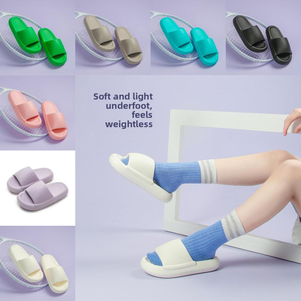 Summer Thick Sole Eva Slippers For Couples With Slip Resistant Waterproof Design