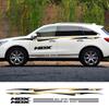 6pcs Car Waist Stickers Long Side Decals Vinyl Film For Acura MDX RDX Stylish Automobiles Decoration DIY Tuning