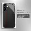 Закаленное стекло с текстурным рисунком для чехла телефона Samsung Galaxy S26 S25 S24 S23 S22 S20 FE/Ultra/Plus, противоударная задняя крышка