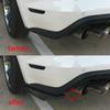 For Mercedes Benz W205 W204 W203 Carbon Fiber Rear Bumper Lip Splitter Diffuser