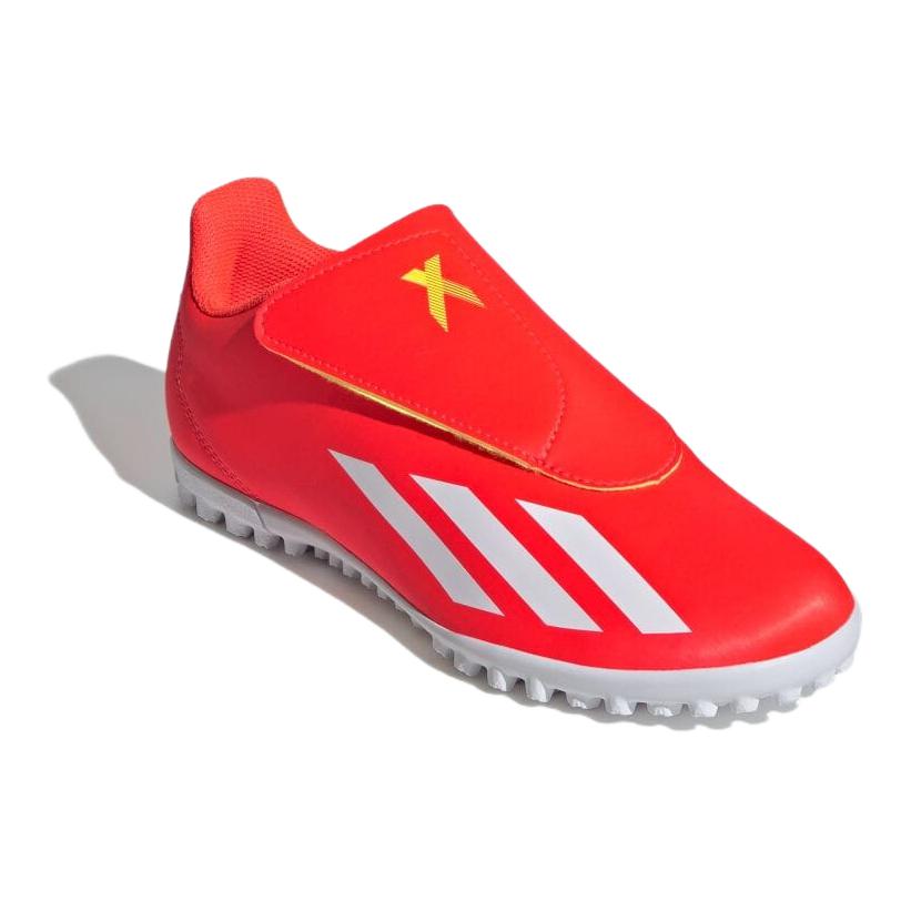 Adidas X Crazyfast Club Comfortable Versatile Non-Slip Durable Low-Top Kids Soccer Shoes Kids Soccer Shoes Red IF0714