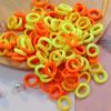 100PCS Candy Colors Cute Girls Elastic Hair Ties Baby Small Hairbands Soft Cotton Ponytail Holder Headbands Hair Accessoires