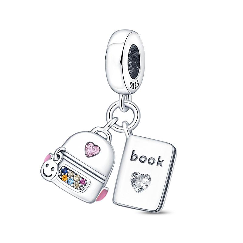 2024 New S925 Silver Color Mirror Family Baby Shoes Charms Beads Fit S925 Original Bracelets DIY Mother's Day Jewelry Gift