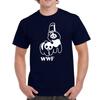 Mens Fashion New Wwf Panda Tshirt Funny Humor Crew Neck Short Sleeve Tee