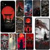 for Motorola Moto Edge 50 30 One Fusion 40 neo Ultra Pro 20 Lite G50 G85 G84 E15 E14 Case Bushido Samurai Japan Ninja Oni Mask