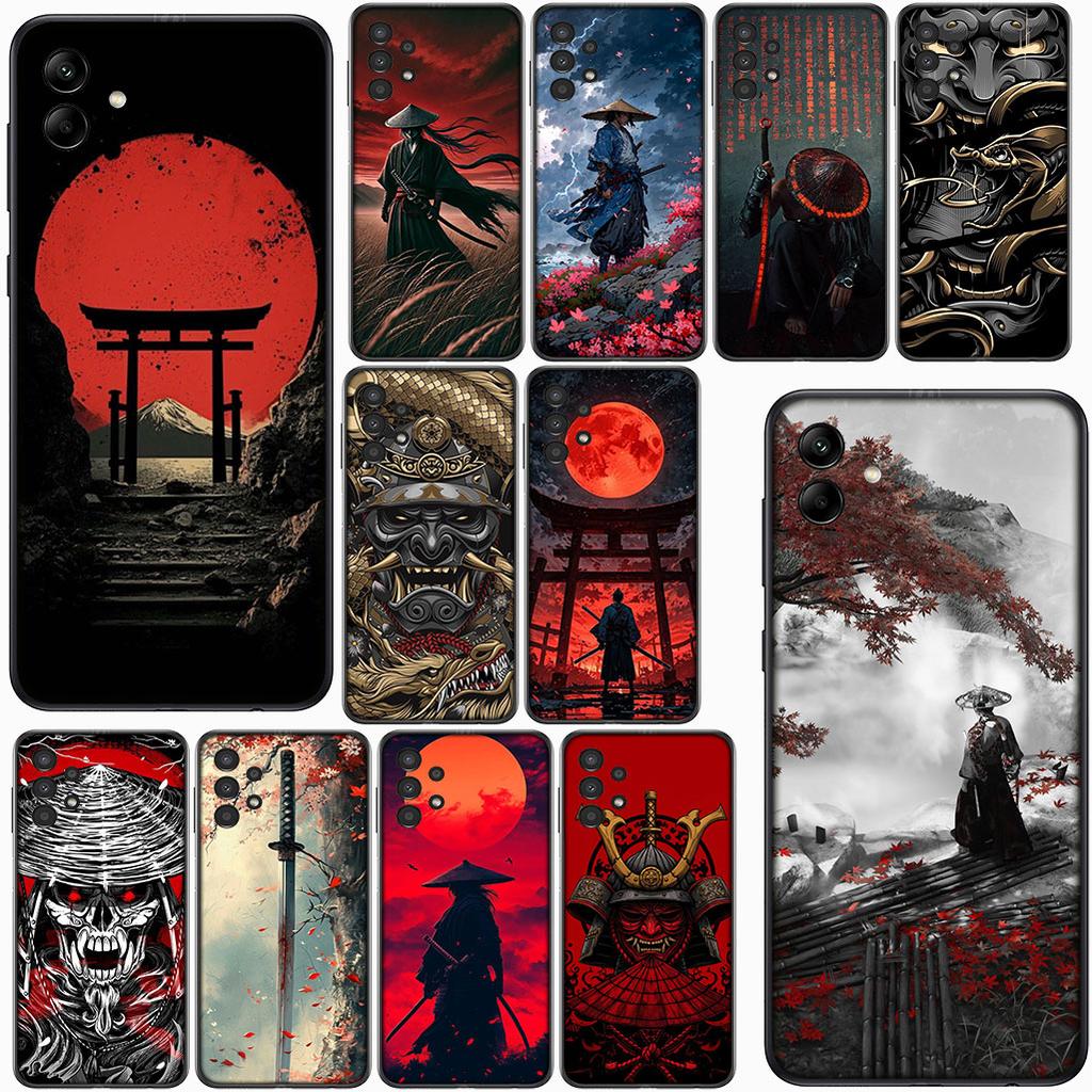 for Motorola Moto Edge 50 30 One Fusion 40 neo Ultra Pro 20 Lite G50 G85 G84 E15 E14 Case Bushido Samurai Japan Ninja Oni Mask