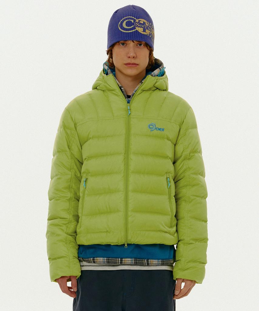 TEKET Ct Curve Lightweight Down Jacket Light Green