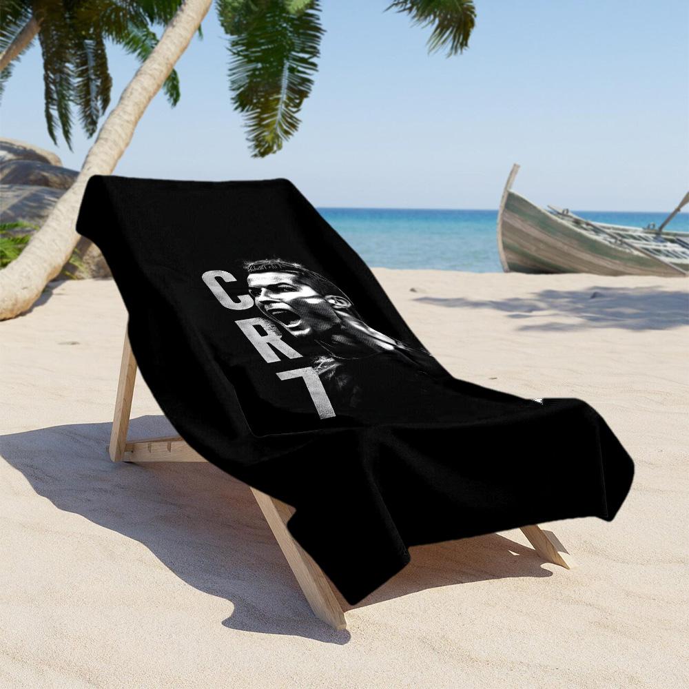 Cr7 Beach Towel High Absorbency & Quick-Dry Comfortable Lightweight Portable for Swimming,Beach,Camping, Travel, Beach Accessories,Gym