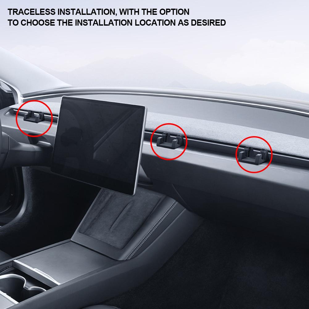 Car Dashboard Phone Holder Air Vent Clip Mobile Cell Phone Stand In Car Liquid Silicone Air Outle For Tesla Model 3 Y Highland Juniper