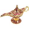 Vintage Magical Legend Aladdin's Genie Lamp for Home/Wedding, Collectible Fancy Rare Classic Arabian Costume Props Lamp Pot