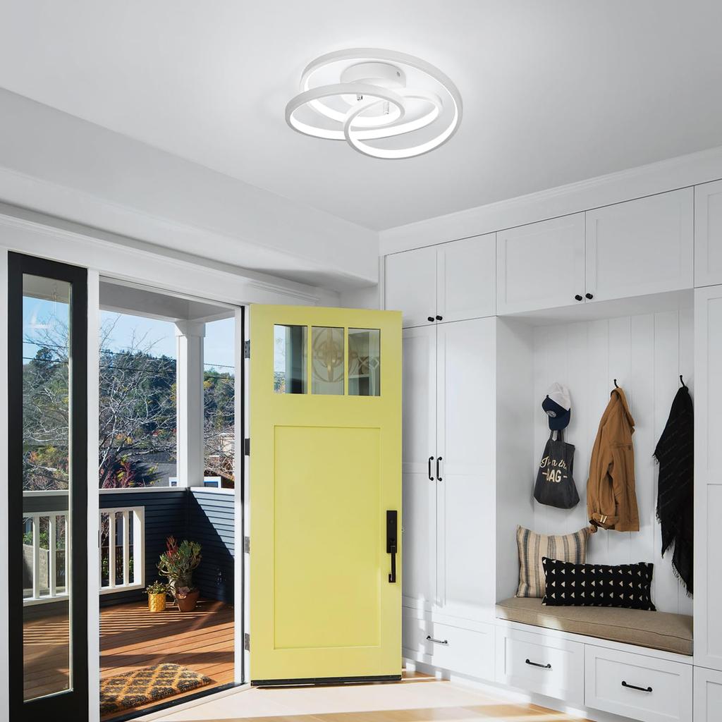 Loiogohot 36W Ceiling Light, Suitable for 4-tatami rooms, Stylish Ceiling Lighting Fixture for Hallways, Small Indoor Lighting, Stylish Hanging