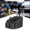 Front Seat Organizer Foldable Console Storage Caddy With Handle Interior Organizer Accessories For Toys Tissues Snacks Drinks