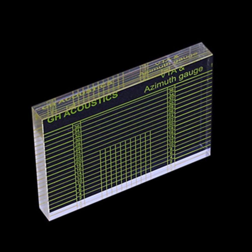 Балансировка VTA и регулировка азимута линейка сумка для виниловых пластинок измерительная линейка проигрывателя тонарма фонокорректора E3D1