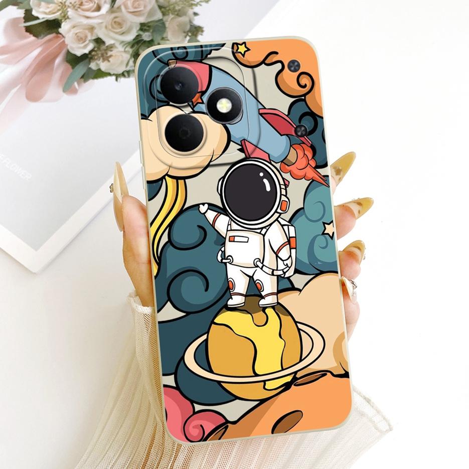 Чехол для Realme Note 80 RMX5388 Милый Кот Утка Динозавр Мультяшная Обложка Мягкий Силиконовый Чехол Для Realme Note 80 Note80 4G Чехлы Сумки