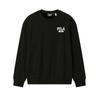 Fila Оригинальный ретро американский спортивный повседневный удобный свободный пуловер с буквами с круглым вырезом мужская толстовка толстовка мужская Черный F61M619201FBK
