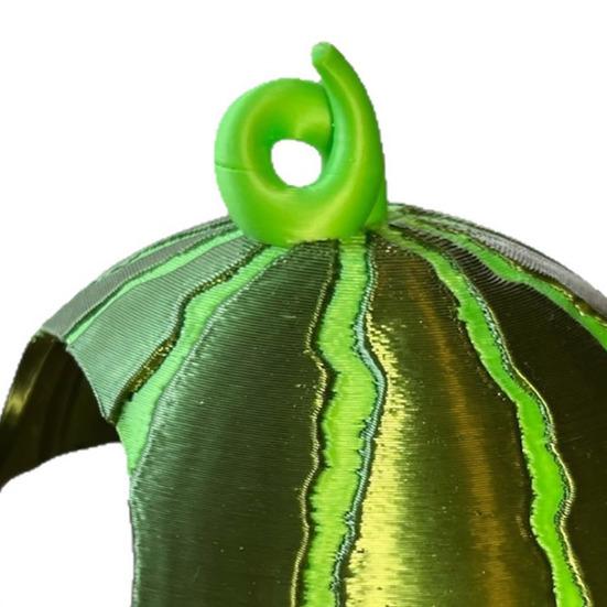 Yousheng Cute Watermelon Cat Hat 3D Printed Cat Cap with Ear Holes Funny Watermelon Cap for Cats Party Costume Photo Shoots