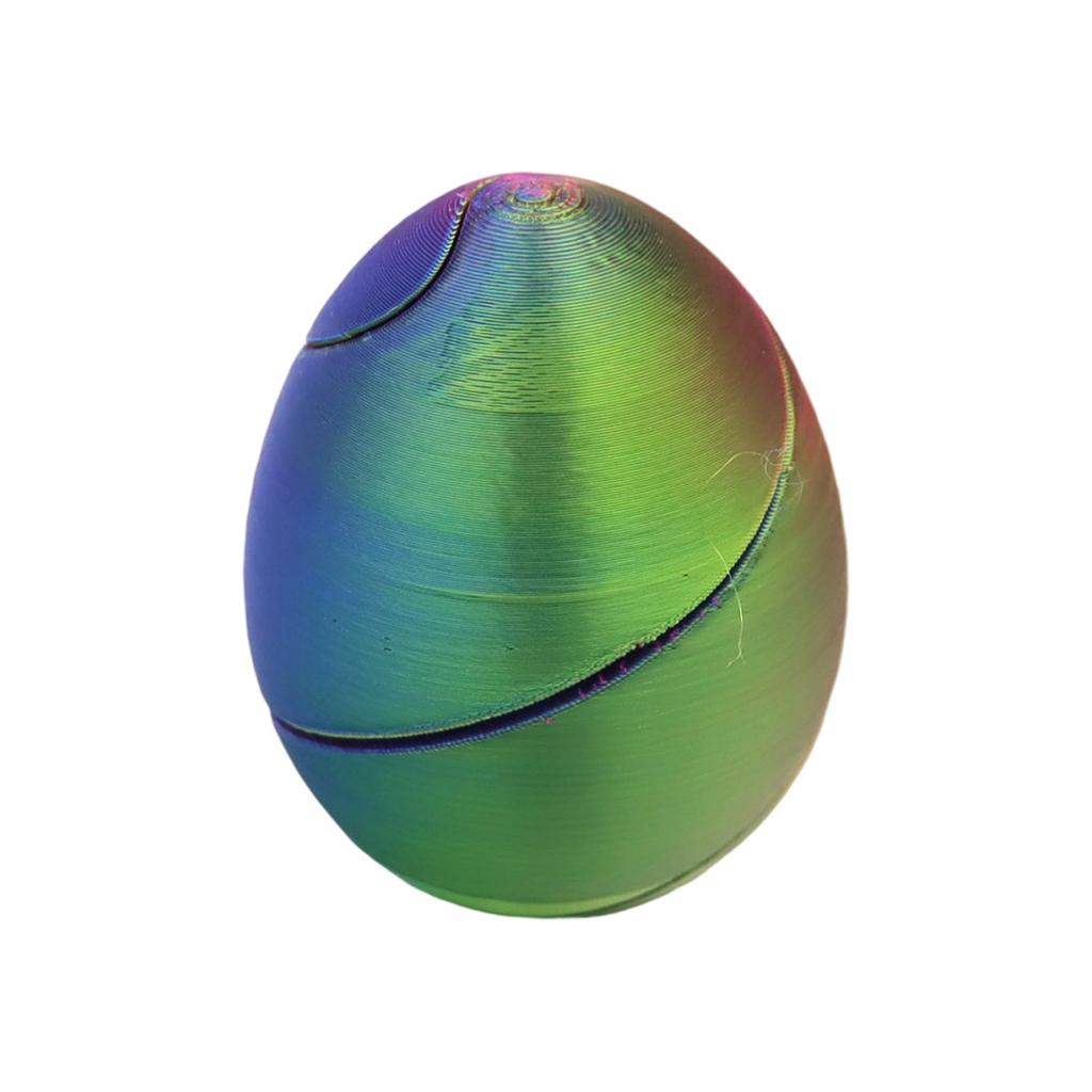 3D Printed Spiral Egg Sensory Rotating Spinner Toy For Kids Easter Basket And Classroom Prize Stress Relief Relaxing Toy