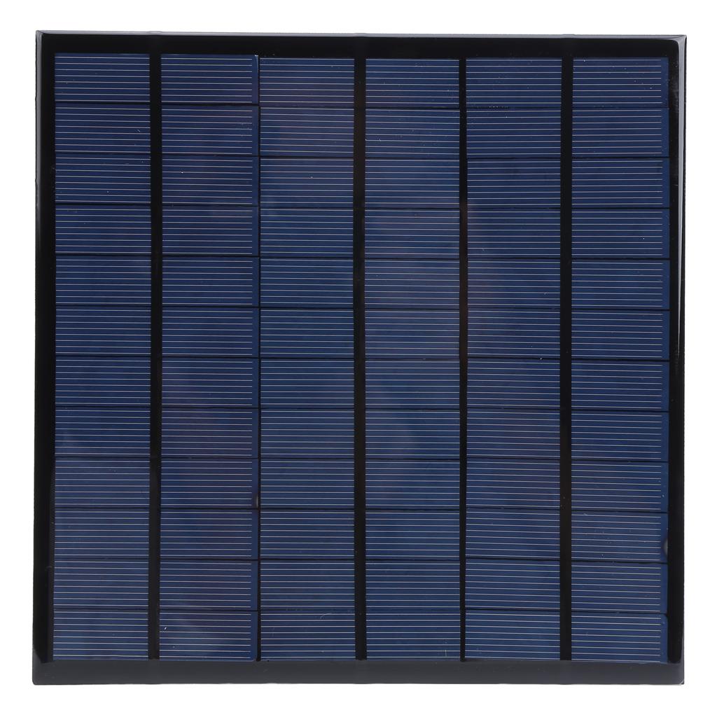 Solar Power Epoxy Module Board Polysilicon DC18V 4.5W Tool Supplies with 2meter Red Black Wire