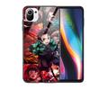 Чехол для телефона из мягкого закаленного стекла Kamado Nezuko Kimetsu No Yaiba Demon Slayer TPU для Xiaomi Redmi 11 Lite Pro Ultra 10T 10 9