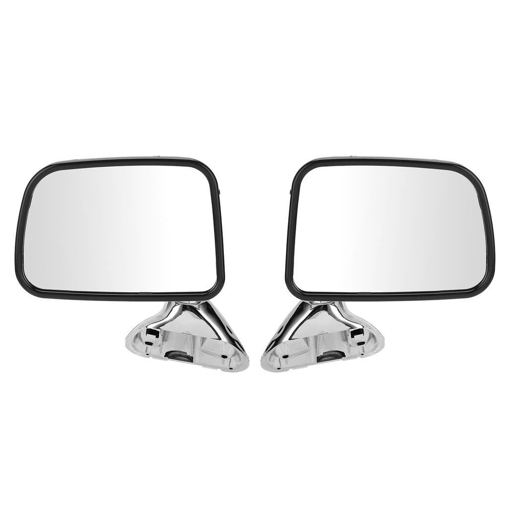 Pair Car Door Rearview Mirror Electroplated Driving Security Fit for HILUX 1988‑2005