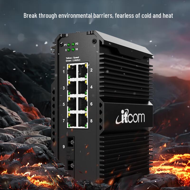 Aidicon Industrial Gigabit Ethernet Fiber Optic Switch