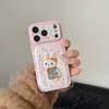 Ins милый вышивка тюльпан кролик для iphone17ProMax Apple 17 чехол для мобильного телефона 16 новый 15pro мультяшный 14 креативный 13 женский 16promax силиконовый противоударный