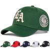 Unisex Los Angeles Letter Embroidery Baseball Caps Adjustable Casual Hats Spring and Autumn Outdoor Sunscreen Hat