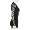 Women's Dark Sexy Wind Lace Bow V-neck Long-sleeved Imperial Sister Waisted Hip Thin Temperament Short Dresses