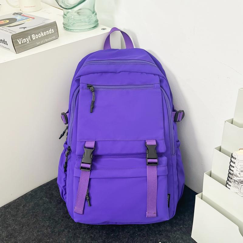 Мужской однотонный рюкзак для женщин, большой емкости, дорожный рюкзак, школьный рюкзак для школьников