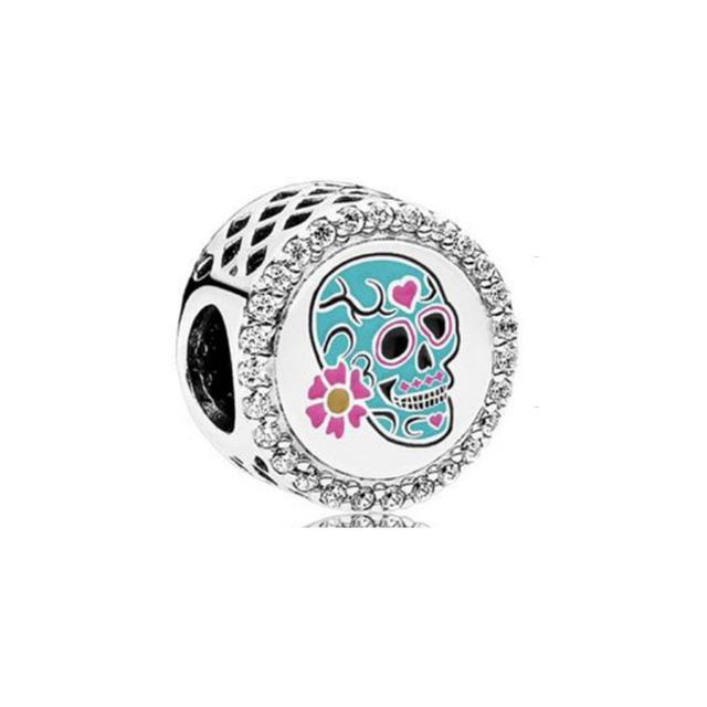 Новый медный кулон-череп Джокера на День Всех Святых, подвеска-брелок, бусина, подходит для оригинальных браслетов с подвесками, ювелирные аксессуары