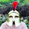 Big Corinthian Helmet Roman Crusader Corinthian Warrior Medieval Knight Armor Helmet Face Cosplay Helmet Perfect Christmas Gift for Him