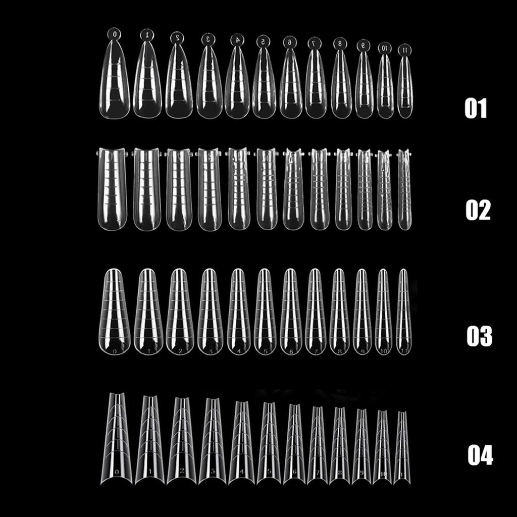 UV Acrylic Gel Manicure Tools Nail Dual Form Nail Mold False Nail Tips Fake Nails Extension