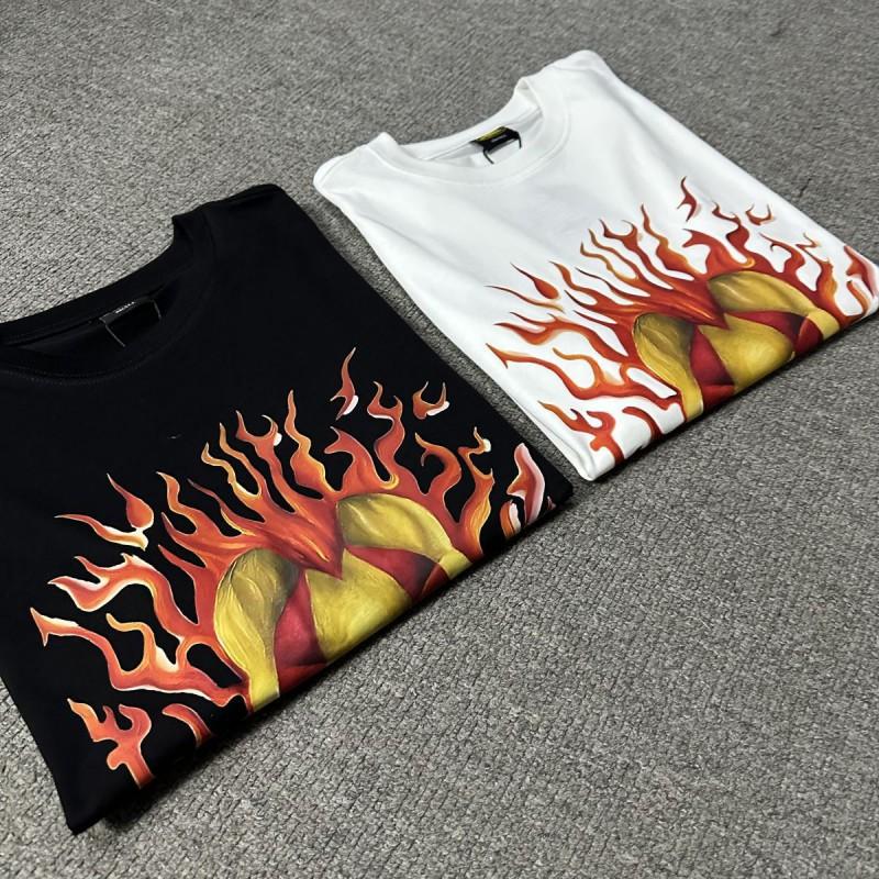 American Vintage Loose Fit T-Shirt Men Women Casual Short Sleeve Streetwear Tee Fashion